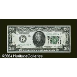 Fr. 2050-G* $20 1928 Federal Reserve Note. Choice Cr Fr. 2050-G* $20 1928 Federal Reserve Note. Choi