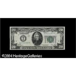 Fr. 2051-G $20 1928A Federal Reserve Note. Gem Crisp Fr. 2051-G $20 1928A Federal Reserve Note. Gem 