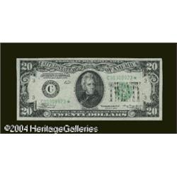 Fr. 2054-C* $20 1934 Federal Reserve Note. Gem Crisp Fr. 2054-C* $20 1934 Federal Reserve Note. Gem 