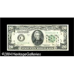 Fr. 2058-C* $20 1934-D Federal Reserve Note. Gem Cris Fr. 2058-C* $20 1934-D Federal Reserve Note. G