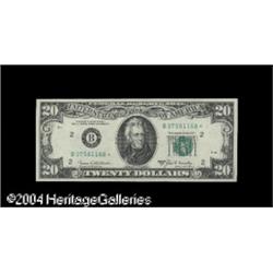 Fr. 2069-B* $20 1969B Federal Reserve Note. Gem Crisp Fr. 2069-B* $20 1969B Federal Reserve Note. Ge