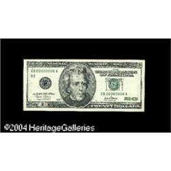 Fr. 2087-B $20 2001 Federal Reserve Note. Gem Crisp U Fr. 2087-B $20 2001 Federal Reserve Note. Gem 