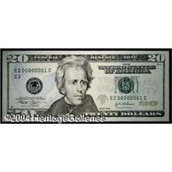 Fr. 2089-C $20 2004 Federal Reserve Note. Gem Crisp Unc Fr. 2089-C $20 2004 Federal Reserve Note. Ge