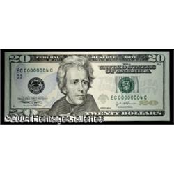 Fr. 2089-C $20 2004 Federal Reserve Note. Gem Crisp U Fr. 2089-C $20 2004 Federal Reserve Note. Gem 