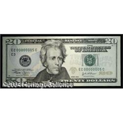 Fr. 2089-C $20 2004 Federal Reserve Note. Gem Crisp U Fr. 2089-C $20 2004 Federal Reserve Note. Gem 