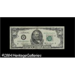 Fr. 2116-B $50 1969B Federal Reserve Note. Very Fine-Ex Fr. 2116-B $50 1969B Federal Reserve Note. V