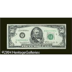 Fr. 2116-E $50 1969-B Federal Reserve Note. Choice Cris Fr. 2116-E $50 1969B Federal Reserve Note. C