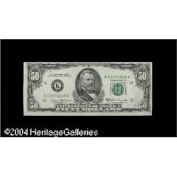 Fr. 2116-K $50 1969B Federal Reserve Note. About Uncirc Fr. 2116-K $50 1969B Federal Reserve Note. A