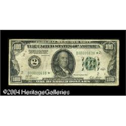 Fr. 2150-B* $100 1928 Federal Reserve Note. Fine. R Fr. 2150-B* $100 1928 Federal Reserve Note. Fine