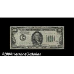 Fr. 2152-E* $100 1934 Mule Federal Reserve Note. Very Fr. 2152-E* $100 1934 Mule Federal Reserve Not