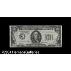 Fr. 2152-G* $100 1934 Federal Reserve Note. Choice Cr Fr. 2152-G* $100 1934 Federal Reserve Note. Ch