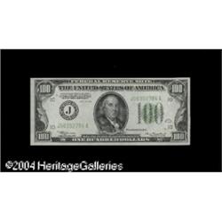 Fr. 2152-J $100 1934 Federal Reserve Note. Very Fine-Ex Fr. 2152-J $100 1934 Federal Reserve Note. V