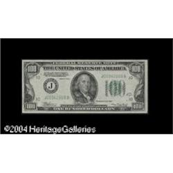 Fr. 2153-J $100 1934-A Federal Reserve Note Mule. Gem C Fr. 2153-J $100 1934A Federal Reserve Note M