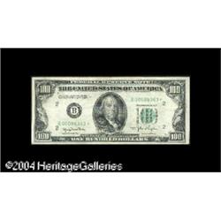 Fr. 2157-B* $100 1950 Federal Reserve Note. Extremely Fr. 2157-B* $100 1950 Federal Reserve Note. Ex