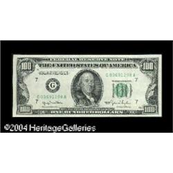 Fr. 2157-G $100 1950 Mule Federal Reserve Note. Gem C Fr. 2157-G $100 1950 Mule Federal Reserve Note