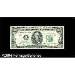 Fr. 2160-L* $100 1950C Federal Reserve Note. Gem Crisp Fr. 2160-L $100 1950C Federal Reserve Note. G