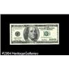 Image 1 : Fr. 2177-F $100 2001 Federal Reserve Note. Choice About Fr. 2177-F $100 2001 Federal Reserve Note. C