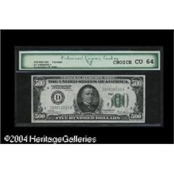 Fr. 2200-D $500 1928 Federal Reserve Note. Very Choice Fr. 2200-D $500 1928 Federal Reserve Note. Ve