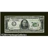 Image 1 : Fr. 2200-L $500 1928 Federal Reserve Note. Extremely Fr. 2200-L $500 1928 Federal Reserve Note. Extr
