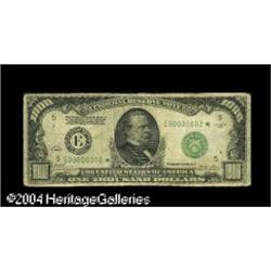 Fr. 2210-E* $1,000 1928 Federal Reserve Note. Very Go Fr. 2210-E* $1,000 1928 Federal Reserve Note. 