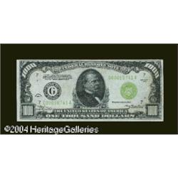 Fr. 2211-G $1,000 1934 Light Green Seal Federal Reser Fr. 2211-G $1,000 1934 Light Green Seal Federa