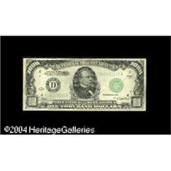 Fr. 2212-D $1,000 1934A Federal Reserve Note. Very Fin Fr. 2212-D $1,000 1934A Federal Reserve Note.