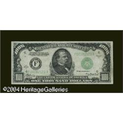 Fr. 2212-F $1,000 1934-A Federal Reserve Note. About Un Fr. 2212-F $1,000 1934A Federal Reserve Note