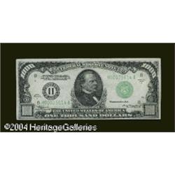 Fr. 2212-H $1,000 1934-A Federal Reserve Note. Choice C Fr. 2212-H $1,000 1934A Federal Reserve Note