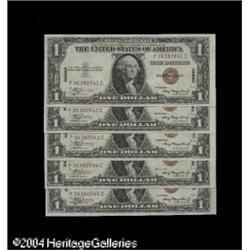 Fr. 2300 $1 1935-A Hawaii Silver Certificates. Twelve E Fr. 2300 $1 1935A Hawaii Silver Certificates