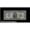 Image 1 : Fr. 2302 $5 1934-A Hawaii Federal Reserve Note. Choice Fr. 2302 $5 1934A Hawaii Federal Reserve Note