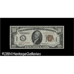 Fr. 2303 $10 1934-A Hawaii Federal Reserve Note. Gem Cr Fr. 2303 $10 1934A Hawaii Federal Reserve No