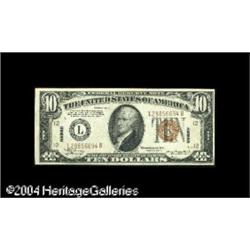 Fr. 2303 $10 1934-A Hawaii Federal Reserve Note. Choice Fr. 2303 $10 1934A Hawaii Federal Reserve No