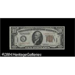 Fr. 2303 $10 1934-A Hawaii Federal Reserve Note. Choice Fr. 2303 $10 1934A Hawaii Federal Reserve No