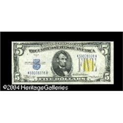 Fr. 2307 $5 1934A North Africa Silver Certificate. Ch Fr. 2307 $5 1934A North Africa Silver Certific