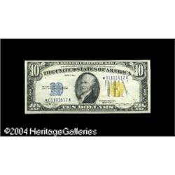 Fr. 2309* $10 1934A North Africa Silver Certificate. Ex Fr. 2309* $10 1934A North Africa Silver Cert