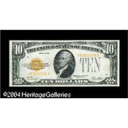 Fr. 2400 $10 1928 Gold Certificate. Gem Crisp Uncircu Fr. 2400 $10 1928 Gold Certificate. Gem Crisp 
