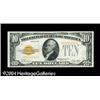 Image 1 : Fr. 2400 $10 1928 Gold Certificate. Gem Crisp Uncircu Fr. 2400 $10 1928 Gold Certificate. Gem Crisp 