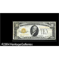 Fr. 2400* $10 1928 Gold Certificate. Very Fine.This $10 Fr. 2400* $10 1928 Gold Certificate. Very Fi