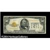 Image 1 : Fr. 2405 $100 1928 Gold Certificate. Choice Fine.A prob Fr. 2404 $50 1928 Gold Certificate. Choice F
