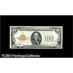 Fr. 2405 $100 1928 Gold Certificate. Choice Crisp Unc Fr. 2405 $100 1928 Gold Certificate. Choice Cr