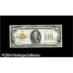 Fr. 2405 $100 1928 Gold Certificate. Very Fine. RA Fr. 2405 $100 1928 Gold Certificate. Very Fine.
