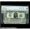 Image 1 : Fr. 2050-A $20 1928 Federal Reserve Note. Gem Crisp Unc Five Lightly Handled CGA Notes.