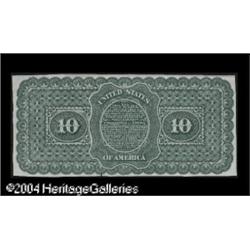 Fr. 196 1861-63 Interest Bearing Note Back Proof About Fr. 196 1861-63 Interest Bearing Note Back Pr