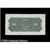 Image 1 : Fr. 198 $50 1861-63 Interest Bearing Note Proof Back Im Fr. 198 $50 1861-63 Interest Bearing Note Pr
