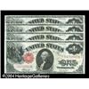 Image 1 : Fr. 37 $1 1917 Legal Tender Cut Sheet of Four Superb Ge Fr. 37 $1 1917 Legal Tender Cut Sheet of Fou