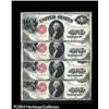 Image 1 : Fr. 39 $1 1917 Legal Tender Notes Cut Sheet of Four Gem Fr. 39 $1 1917 Legal Tenders Cut Sheet of Fo