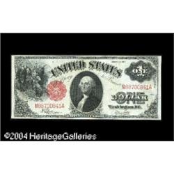 Fr. 39 $1 1917 Legal Tender Gem New. Unusually well mar Fr. 39 $1 1917 Legal Tender Gem New.