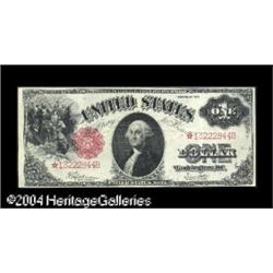 Fr. 39 $1 1917 Legal Tender Stare Note Very Fine-Extrem Fr. 39 $1 1917 Legal Tender Star Note Very F