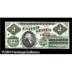 Fr. 41 $2 1862 Legal Tender Gem New. Far better margine Fr. 41 $2 1862 Legal Tender Gem New.