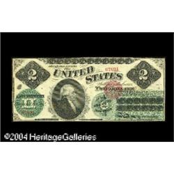 Fr. 41 $2 1862 Legal Tender Extremely Fine. Lightly Fr. 41 $2 1862 Legal Tender Extremely Fine.